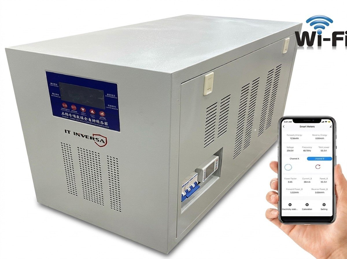 Estabilizador de Voltaje Automático TRIFASICO 220V-30KVA Rango
